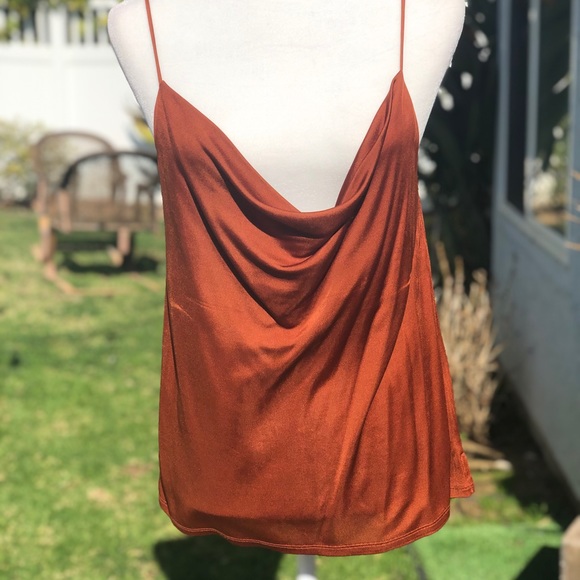 Anthropologie | Tops | Anthropologie Copper Rayon Camisole | Poshmark